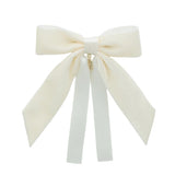 Project 6 Ivory Arabesque Velvet Small Clip