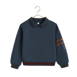 Retro Kid Indigo Scuba Polo Arden Sweatshirt