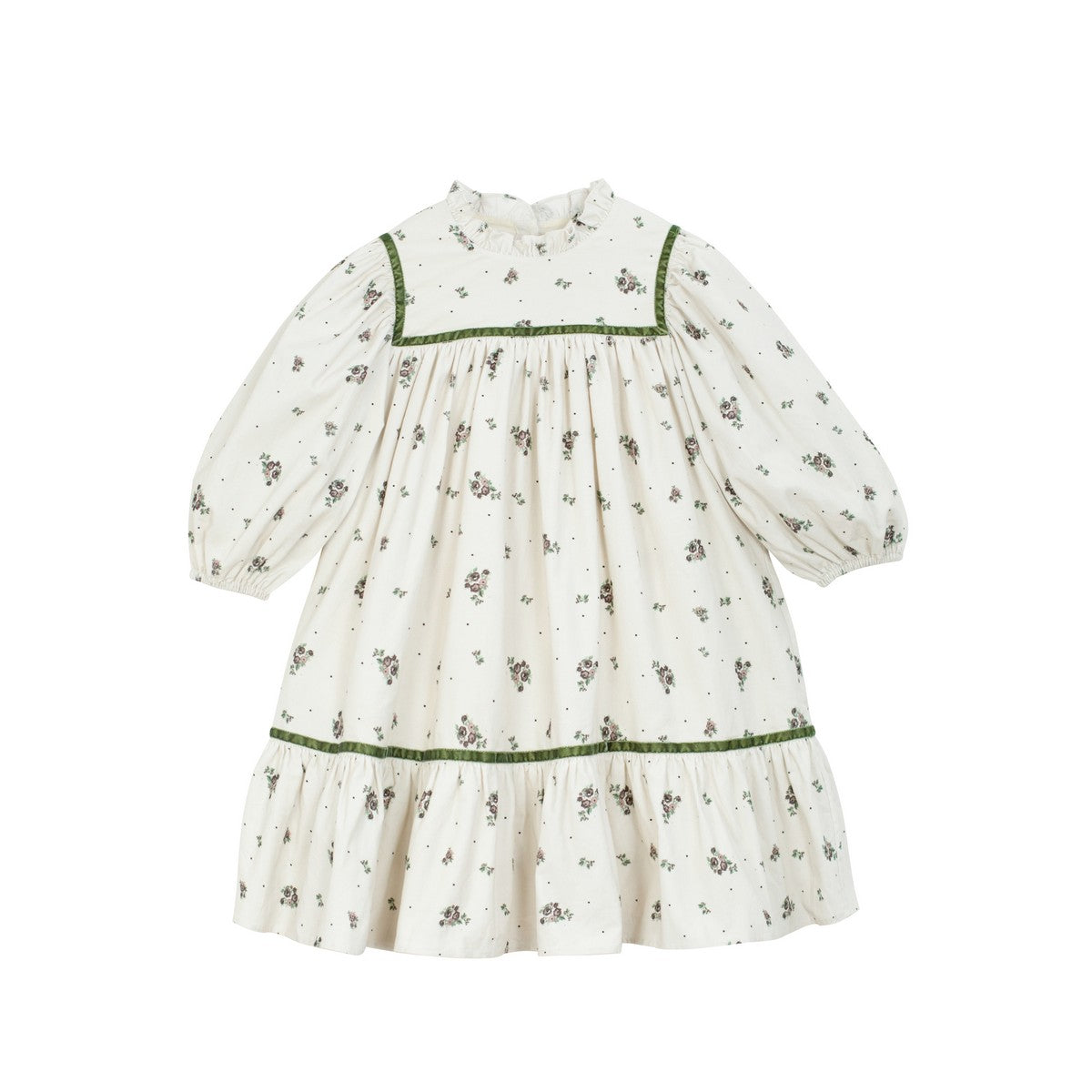 C’era Una Volta Cream Flower Ayame Dress