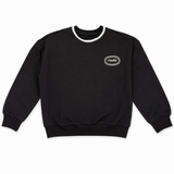Rooie Black/Silver Trim Sweatshirt