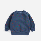 Bobo Choses Navy Stamp Bloom Sweatshirt