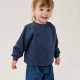 Bobo Choses Navy Stamp Bloom Sweatshirt