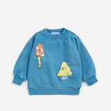 Bobo Choses Blue Mush Monster Duo Sweatshirt