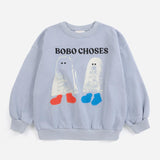 Bobo Choses Blue Booty Ghosts Sweatshirt