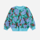 Bobo Choses Purple Watercolor Jacquard Sweater