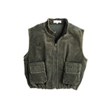 Birnham On The Sea Moss Green Bomber Vest