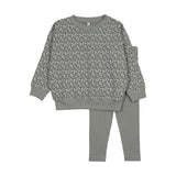 Lilette Light Blue Dahlia Vines Toddler Set