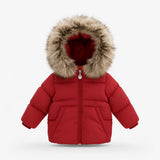 Scotch Bonnet Red Pocket Down Coat