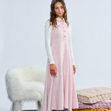 Laurent Pink Sequined Tweed Jumper