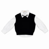 Teela White Bow Blouse