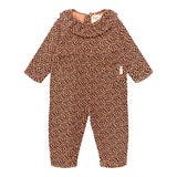 Piupiuchick Pink Animal Print Romper