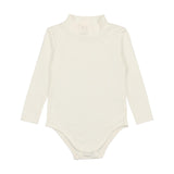 Lil Legs Off White Bamboo Mockneck Onesie