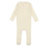 Lilette Ivory Pinpoint Wrap Footie