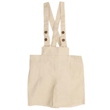Belati Ivory Suspender Overalls