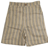 Belati Beige Yellow Striped Shorts