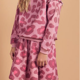 Teela Pink Leopard Sweater