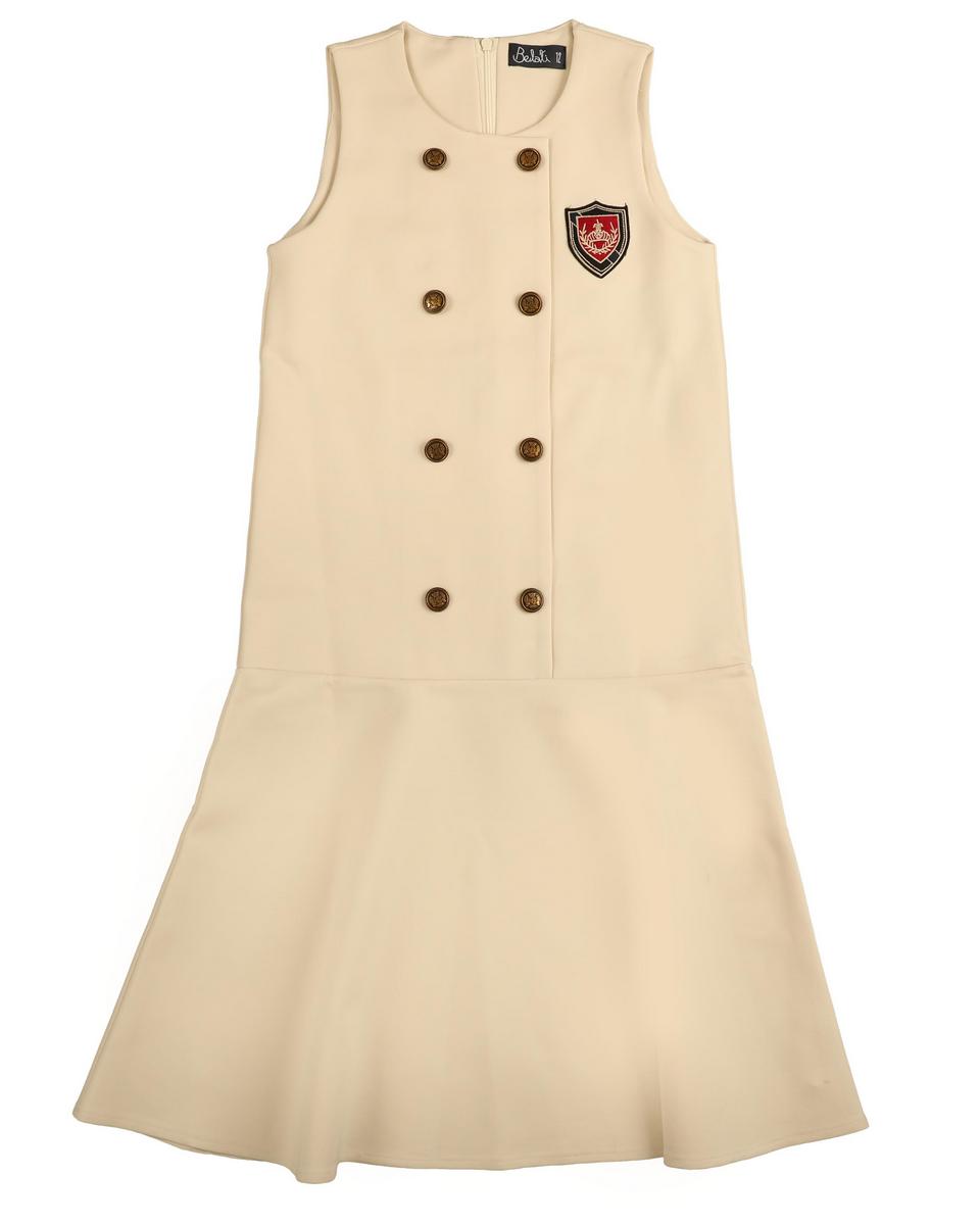 Belati Cream Emblem Jumper