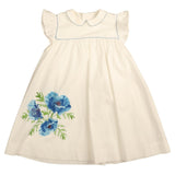 Belati Blue Poppy Dress