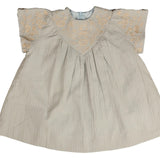 Belati Ice Crinkle V Yoke Dress
