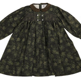 Belati Basil Smocked Floral Dress