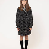 Piccola Ludo Black Polka Dot Girella Dress
