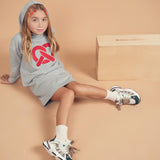 Teela Grey Pretzel Dress