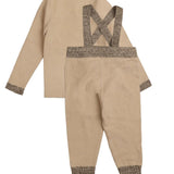 Belati Oatmeal Marled Knit Set