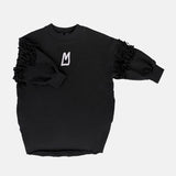Minikid Black Fringe Dress