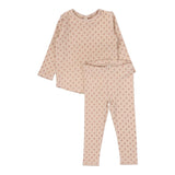 Lilette Dusty Pink Ballard Print Lounge Set