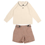 Belati Wine Houndstooth Set