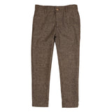 Belati Brown Textured Pants