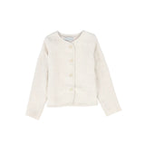 Bace Tan Linen Herringbone Blazer