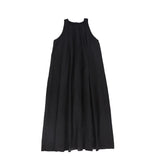 Bace White/Black Gauze Maxi Dress Set