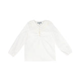 Bace White Linen Sailor Collar Shirt