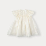 BeneBene Ivory Flutter Layered Dress