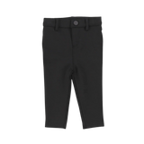 Lil Legs Black Knit Pants with No Seam