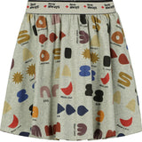 Beau Loves Grey Marl 'What Do You See?' Luna Skirt