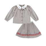 Bebe Organic Black Check Petra Set