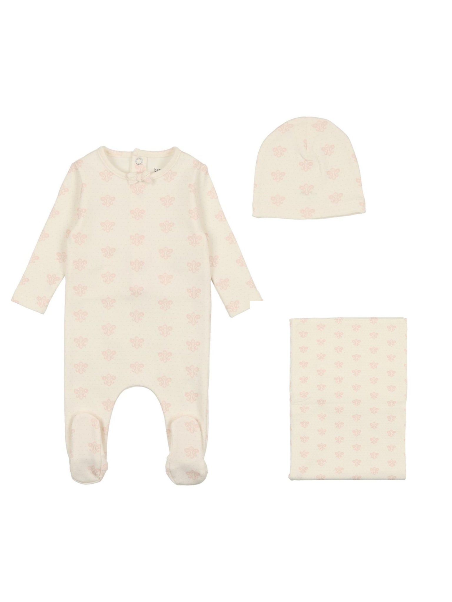 Bee & Dee Ivory/Pink Paisley Take Me Home Set | Children's Clothing ...