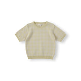 BeneBene Dusty Yellow Check Top