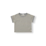 BeneBene Grayish Mint Jolly Stripe Baby T-Shirt