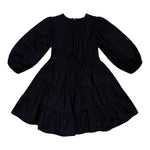 Alitsa Black Taffeta Dress