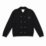 Teela Black Double Breasted Cardigan