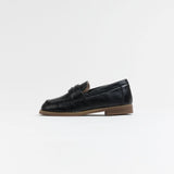 Tannery Black Penny Loafers