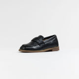 Tannery Black Penny Loafers