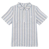 Blumint Ice Blue Flat Collar Sel Shirt