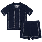 Blumint Navy Outline Bar Set