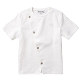 Blumint White Button Down Wrap Chance Shirt