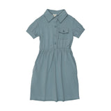Bonjoy Blue Basic Pocket Dress