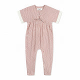 Bonjour Red Laced Romper